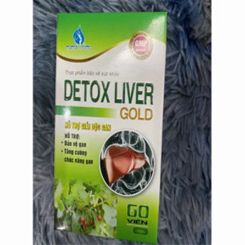 Detox liver gold - Thực phẩm chức năng giúp giải độc gan
