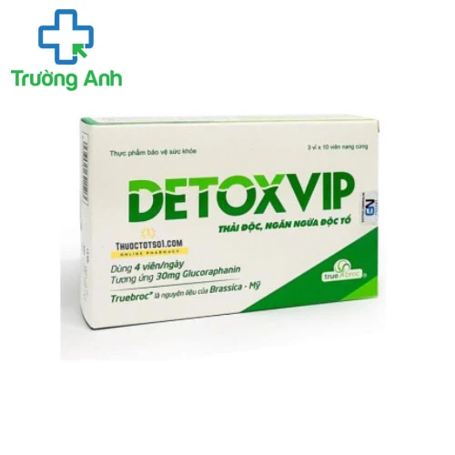 DETOXVIP - Giảm thiểu lượng độc tố tích tụ