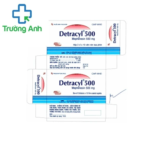 Detracyl 500 DCL - Điều trị đau do thoái hoá cột sống