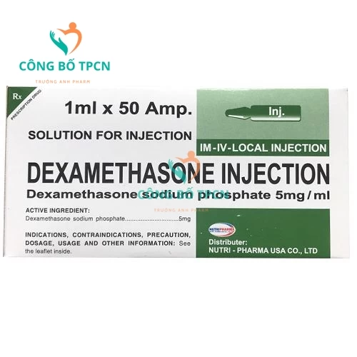 Dexamethasone injection - Thuốc điều trị dị ứng nặng hiệu quả của VIDIPHA