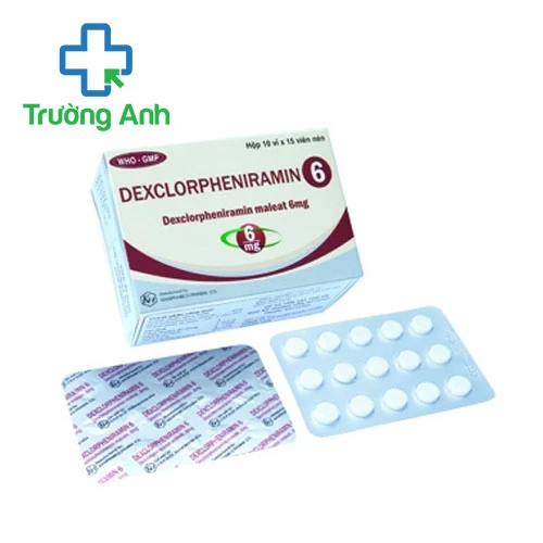 Dexclorpheniramin 6 Khapharco - Thuốc điều trị dị ứng hiệu quả