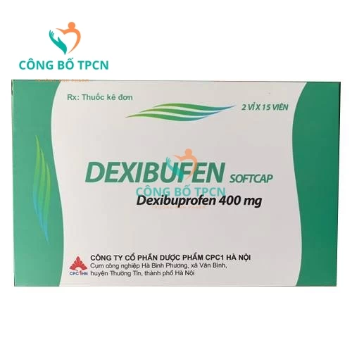 Dexibufen softcap 400mg CPC1HN - Thuốc giảm đau chống viêm hiệu quả