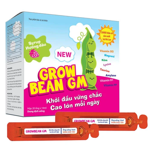 Growbean GM - Thực phẩm chức năng bổ sung vitamin và khoáng chất