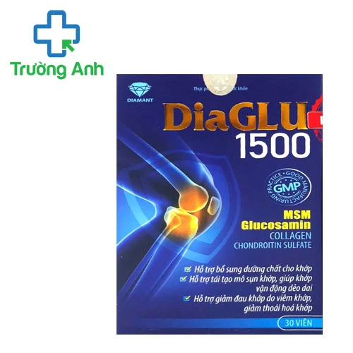 Dia Glu 1500 - Bổ sung dưỡng chất cho khớp khỏe mạnh