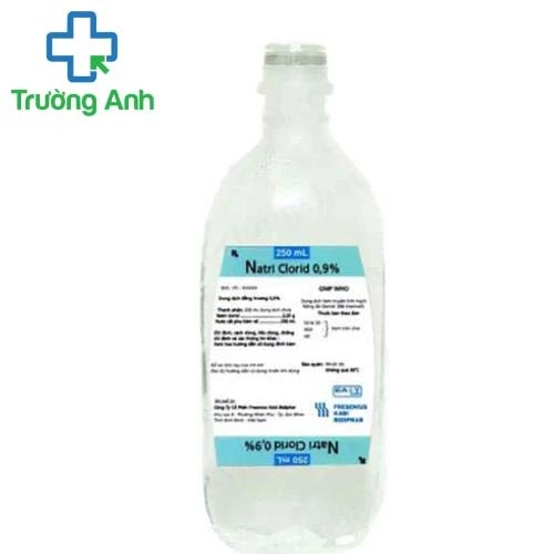 Dịch truyền Natri Clorid 0.9% Fresenius Kabi 250ml - Giúp bổ sung nước