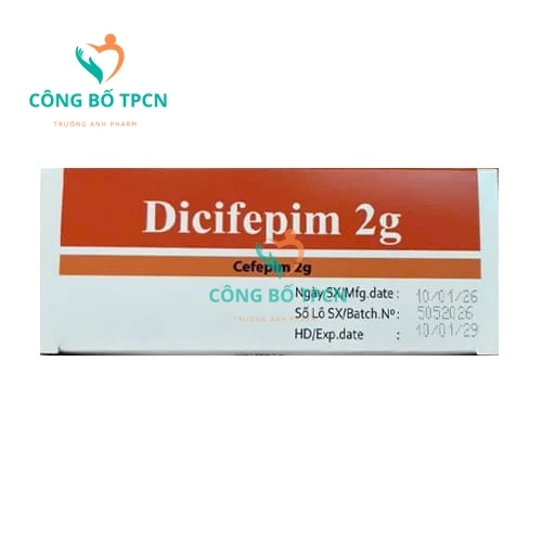 Dicifepim 2g VCP - Thuốc hỗ trợ điều trị kháng sinh