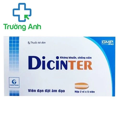 Dicinter - Thuốc điều trị viêm nhiễm âm đạo hiệu quả