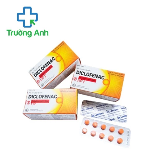 Diclofenac 50mg Khapharco - Thuốc kháng viêm và giảm đau hiệu quả
