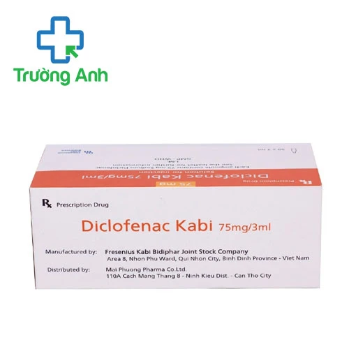 Diclofenac Kabi 75mg/3ml - Thuốc điều trị các cơn đau cấp tính hiệu quả