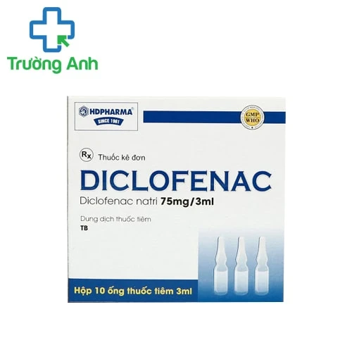 Diclofenac 75mg/3ml HD Pharma - Điều trị đau lưng cấp