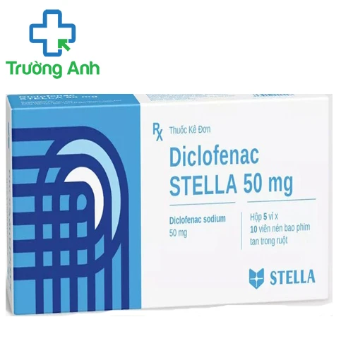 Diclofenac Stella 50mg - Thuốc điều trị bệnh viêm xương, khớp