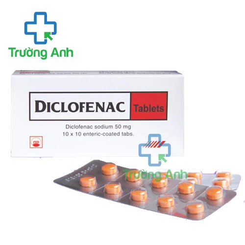 Diclofenac Tablets 50mg - Thuốc điều trị bệnh xương khớp hiệu quả
