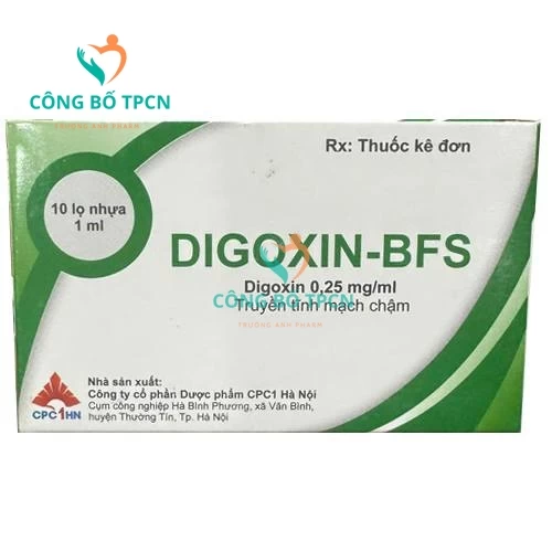 Digoxin-BFS 0.25mg/ml CPC1HN - Thuốc điều trị suy tim