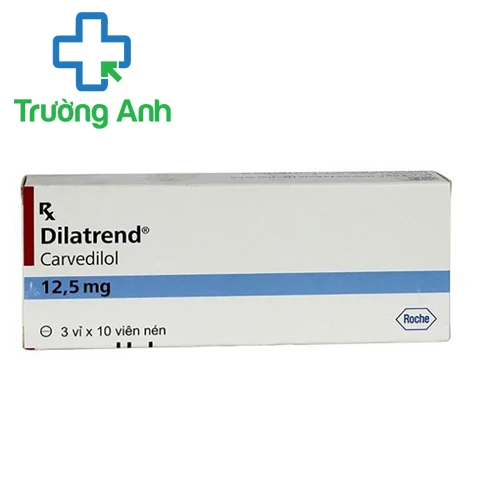 Dilatrend 12,5mg - Thuốc điều trị bệnh tim mạch, huyết áp hiệu quả