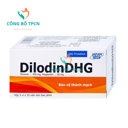 Dilodin DHG - Thuốc điều trị trĩ và suy giãn tĩnh mạch hiệu quả
