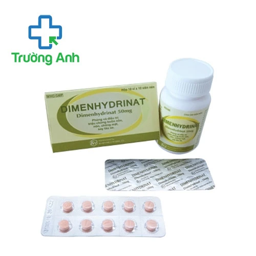 Dimenhydrinat Khapharco - Thuốc phòng và điều trị buồn nôn, nôn