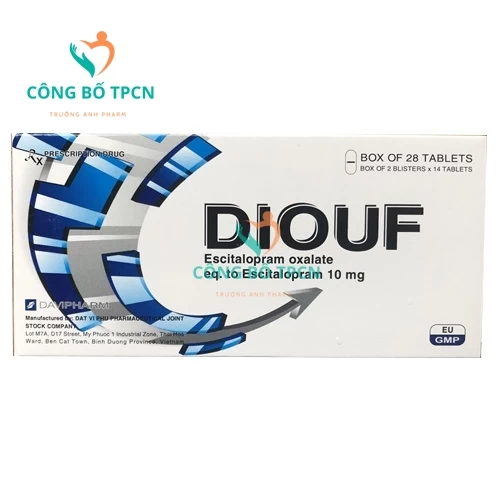 Diouf - Thuốc điều trị bệnh trầm cảm, rối loạn lo âu hiệu quả