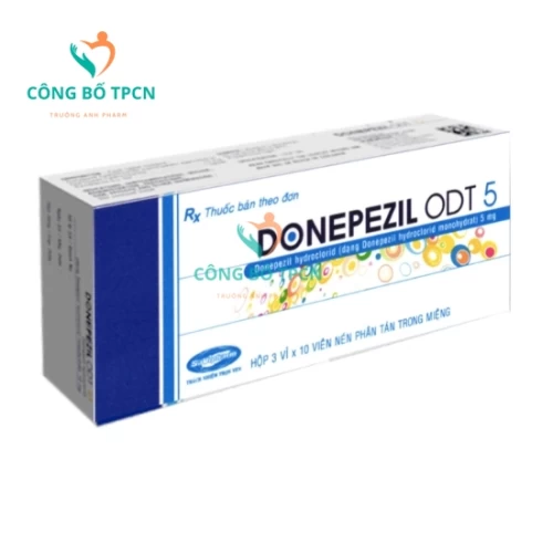 Donepezil ODT 5 Savipharm - Thuốc điều trị bệnh Alzheimer hiệu quả