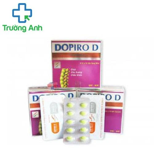 Dopiro D - Bổ sung vitamin, canxi, phòng và điều trị loãng xương