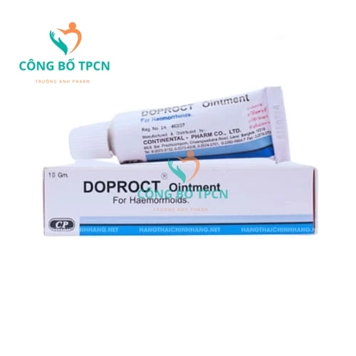 Doproct Ointment - Kem bôi trị trĩ hiệu quả của Thái Lan