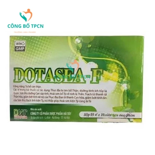 Dotasea-F - Bổ gan thận, điều trị bệnh lý về gan hiệu quả