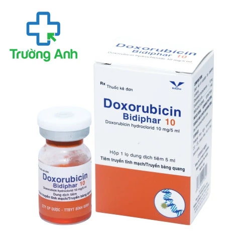 Doxorubicin bidiphar 10 - Thuốc điều trị các bệnh ung thư hiệu quả