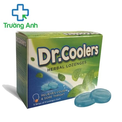 Dr.Coolers (Vị bạc hà) - Giúp giảm ho, đau rát họng, khàn tiếng hiệu quả