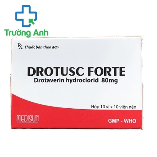 Drotusc Forte - Thuốc điều trị co thắt dạ hiệu quả của Medisun