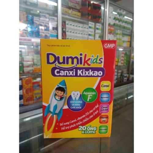 Dumikids Canxi Kixkao - Bổ sung Canxi, vitamin D3 cho cơ thể