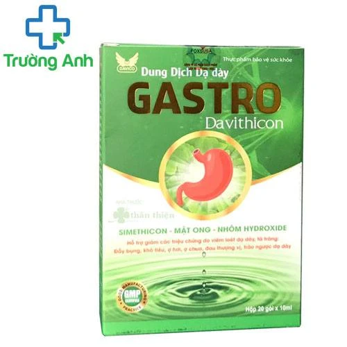 Dung dịch dạ dày Gastro Davithicon - Hỗ trợ làm giảm acid dịch vị