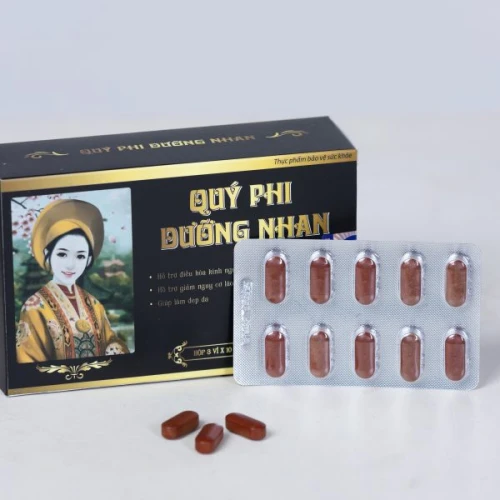 Quý Phi Dưỡng Nhan - Hỗ trợ hạn chế lão hóa da, sạm da, làm đẹp da