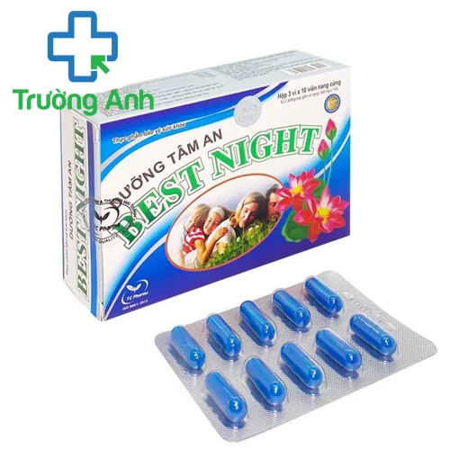 Dưỡng tâm an thần Best Night - Giúp điều trị rối loạn giấc ngủ hiệu quả