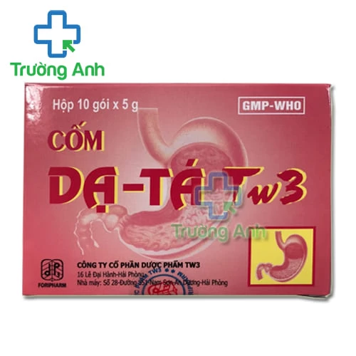 Cốm dạ-tá TW3 - Thuốc có tác dụng giảm ho, tiêu đờm