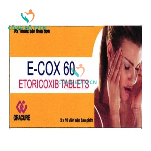 E-cox 60 Gracure - Thuốc điều trị bệnh viêm xương khớp của Ấn Độ