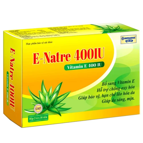 E-Natre 400IU - Bổ sung vitamin E làm đẹp da hiệu quả