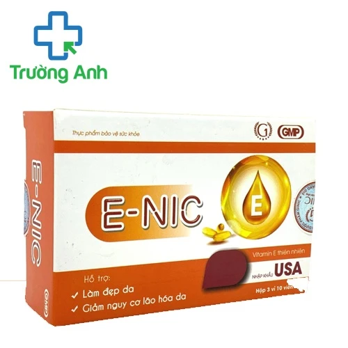 E-Nic - Ngăn ngừa lão hóa, tái tạo da hư tổn, chống oxy hóa da