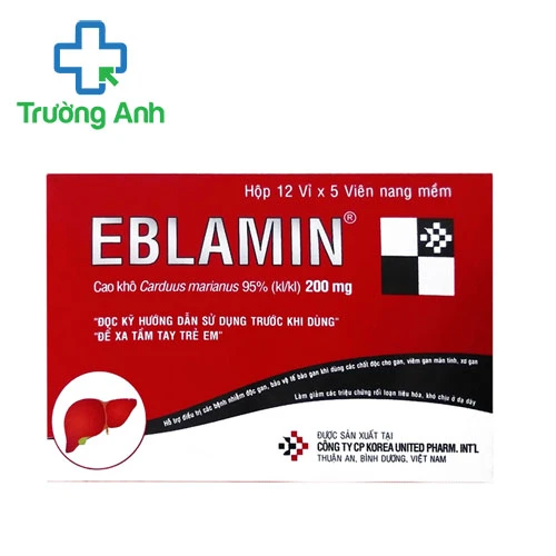 Eblamin 200mg Korea United Pharm - Hỗ trợ điều trị bệnh lý về gan