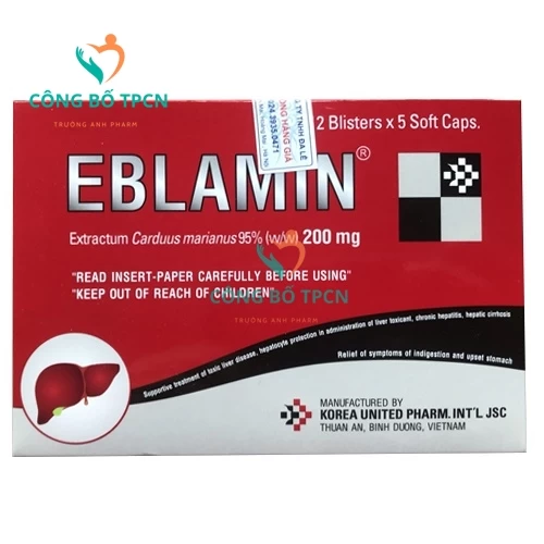 Eblamin 200mg Korea United Pharm - Hỗ trợ điều trị bệnh lý về gan