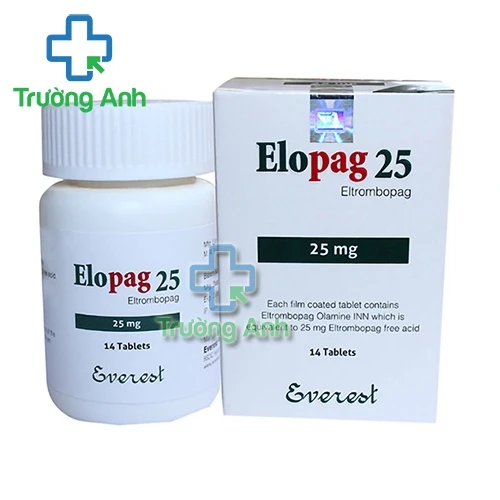 Elopag 25 - Thuốc điều trị xuất huyết gây giảm tiểu cầu miễn dịch