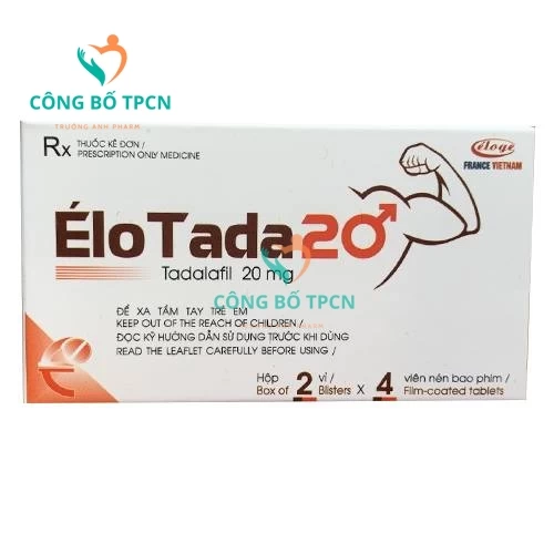 ÉloTada 20 - Thuốc điều trị rối loạn cương dương hiệu quả