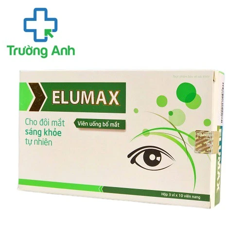 Elumax Viên uống bổ mắt - Giúp tăng cường thị lực, giảm nhức mỏi mắt