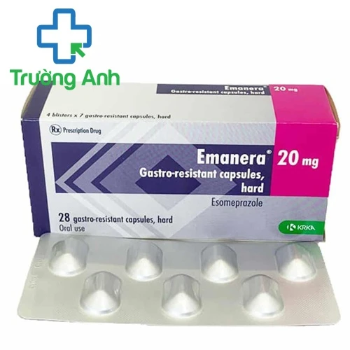 Emanera 20mg - Thuốc điều trị trào ngược dạ dày, thực quản hiệu quả