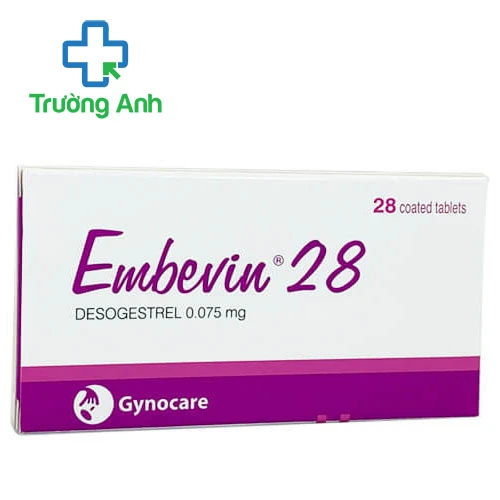 Embevin 28 Gynocare - Thuốc tránh thai hiệu quả