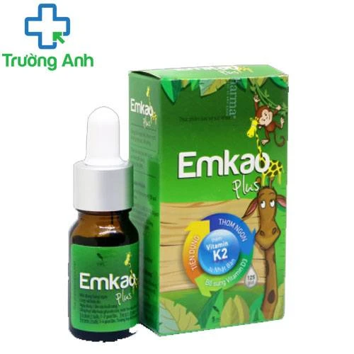 Emkao Plus - Bổ sung Vitamin D3, K2, phát triển chiều cao cho bé