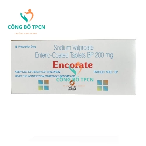 Encorate 200 - Thuốc điều trị bệnh động kinh hiệu quả của Ấn Độ
