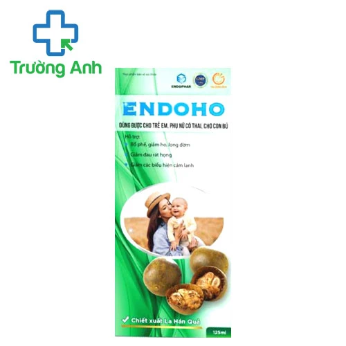 Endoho - Hỗ trợ bổ phế, giảm ho, long đờm, giảm đau rát họng