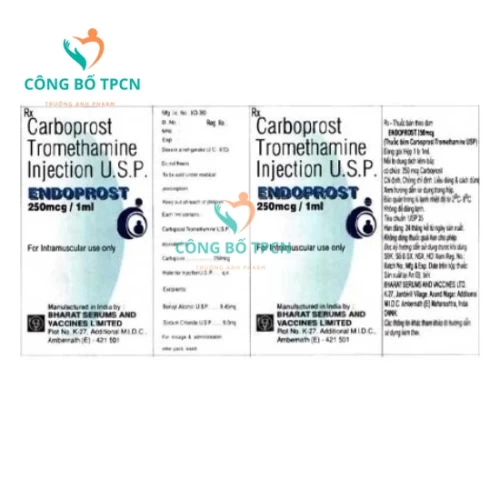Endoprost- 250mcg - Thuốc điều trị băng huyết băng huyết sau sinh hiệu quả