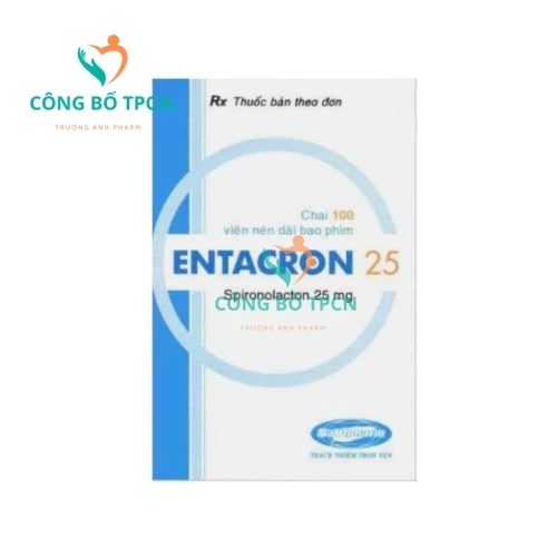 Entacron 25 Savipharm - Thuốc điều trị phù thận, phù gan hiệu quả