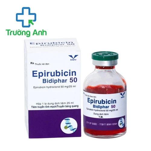 Epirubicin Bidiphar 50 - Thuốc điều trị ung thư hiệu quả