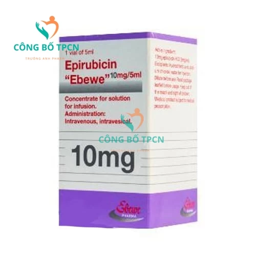 Epirubicin "Ebewe" 10mg/5ml - Thuốc điều trị ung thư hiệu quả